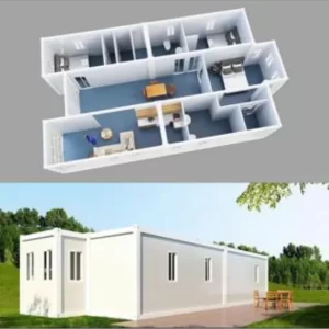 Bungalow de chantier 3x2.4m