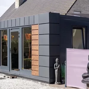 Conteneur Maison / Bureau 6×3 mètres modèle Stockholm avec sanitaires et cuisine