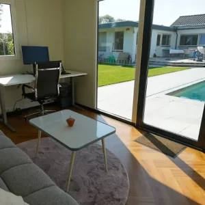 Conteneur Maison / Bureau 6×3 mètres modèle Stockholm avec sanitaires et cuisine