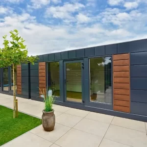 Conteneur Maison / Bureau 6×3 mètres modèle Stockholm avec sanitaires et cuisine