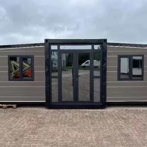 Conteneur Tiny House XXL / Chalet de luxe pliable - 40 pieds / 12 mètres