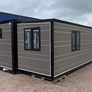 Conteneur Tiny House XXL / Chalet de luxe pliable - 40 pieds / 12 mètres